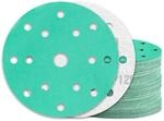 Schleifpapier 150mm Klett 120er K&ouml;rnung 15 Loch F&uuml;r Exzenterschleifer 60...