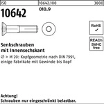 Senkschraube Iso 10642 Innensechskant M 24 X 200 010.9