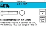 Iso 4014 Sechskant-schaftschraube M12x360 Edelstahl A4 Blank