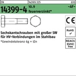 August Friedberg - Sechskantschraube En 14399-4 M 20 X 190 10.9 Feuerverzinkt