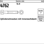 Zylinderschraube Iso 4762 M.innensechskant M 12 X 380 12.9