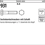 Sechskantschraube Din 931 M.schaft M 27 X 280 8.8