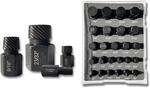 25-teiliges Schraubenausdreher-set F&uuml;r Besch&auml;digte Schrauben & Bolzen Cr-mo...