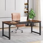 Schreibtisch 160x80 Cm F&uuml;r 2 Personen, Home Office Computertisch, Industrie Design,
