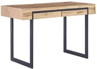 Schreibtisch Vida 120 Cm 55 Cm Mit Stauraum Hellbraun