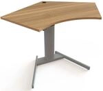 Stier Steh-tisch 501-19 Elektrisch H&ouml;henverstellbar 138 X 92cm Nussbaum Melaminierte