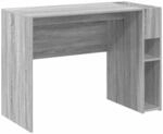 Vidaxl Desk Grey Sonoma Engineered Wood 109 X 50 X 78 Cm