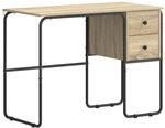 Schreibtisch Mit Stauraum Sonoma-eiche 100 X 50 X 75 Cm Vidaxl