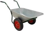 2 Rad Schubkarre 100l 160 Kg Gartenkarre Mit Vollgummi R&auml;dern