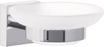 Tesa - Ekkro 40240-00000-00 Seifenschale Chrom (gl&auml;nzend), Wei&szlig; (satiniert)