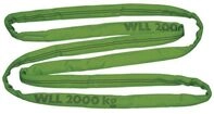 Kerbl Rundschlinge Umfang 4 M, Farbe Gr&uuml;n, Zugkraft Direkt 2000 Kg