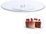 2 X Tortenplatte, 360&ordm; Drehbar, &empty; 30 Cm, Zum Servieren & Dekorieren, Kuchen,