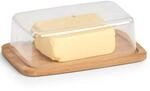 Butterdose Mit Bambusbrett, 19 X 12 Cm, Zeller - Zeller