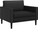 Xl-sessel Schwarz Kunstleder Vidaxl