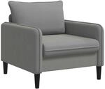 Xl-sessel Dunkelgrau Samt Vidaxl