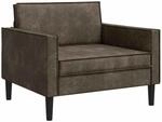 Xl-sessel Dunkelgrau Kunstwildleder Vidaxl