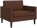 Xl-sessel Braun Kunstleder Vidaxl
