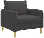 Xl-sessel Dunkelgrau Boucl&eacute; Vidaxl
