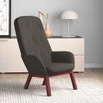 Relaxsessel Dunkelgrau Samt Vidaxl