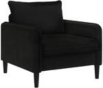 Xl-sessel Schwarz Samt Vidaxl