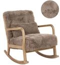 Schaukelsessel Skovde Webpelz Taupe