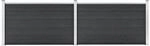 Vidaxl Garden Fence Wpc 353x106 Cm Grey (49073+49075)