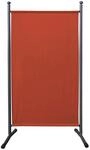 Paravent Outdoor Wetterfest 180 X 78 Cm Rotorange Raumteiler Stellwand Innen Garten