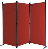 Paravent 3 Teilig 170 X 165 Cm Stoff Raumteiler Trennwand Balkon Sichtschutz