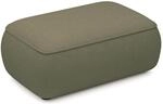 Selsey Ovo - Pouf 1-sitzer, Olivgr&uuml;n Chenille, 100 Cm