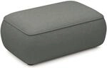 Selsey Ovo - Pouf 1-sitzer, Dunkelgrau, 100 Cm