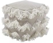 Pouf Nashik Baumwolle Beige