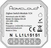 Homcloud Zigbee Intelligenter Wi-fi Eingebauter Schalter Modul As-smz1