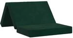 Klappsofa Bett 100 X 67 X 45 Cm Dunkelgr&uuml;n Vidaxl