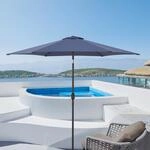 Casa.pro - Sonnenschirm Altino Mit Knickgelenk Navyblau [ ]