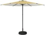 Garten-schirm Mit Fu&szlig; Rechteckig 3 X 3 M Polyester Vidaxl