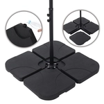 Schirmst&auml;nder 60 L / 80 Kg 4er Set Ampelschirmst&auml;nder Outdoor Schirmgewicht