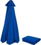 Sonnenschirm Ersatzbezug 270cm, 6/8 Streben, Uv80, Mittelblau
