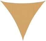 Vidaxl Sunshade Sail 160 G/m&sup2; Triangular Sand 4.5x4.5x4.5 M Hdpe