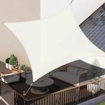 Sonnensegel 3x3m Wasserdicht Cremewei&szlig; Mit 95% Uv-schutz F&uuml;r Garten & Terrasse