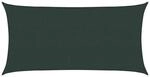 Sonnensegel Rechteckig 2,5 X 6 M Hdpe Dunkelgr&uuml;n Vidaxl