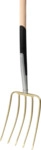 Kompostgabel Premium B= 210 Mm, 5 Zinken, Mit Stiel