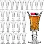 Schnapsgl&auml;ser 45 Ml, Bleifreies Glas, Schwerer Boden, Set 24 St&uuml;ck
