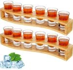 Schnapsgl&auml;ser Set 12x 30ml Mit Halter, Kristallglas, Transparent