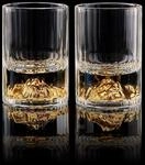Schnapsgl&auml;ser 45ml Kristall Mit 24k Goldberg-design, Set 2 St&uuml;ck