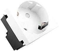 Ac-4545sw-f-w Steckdose Of F-type Strom White - Lanberg