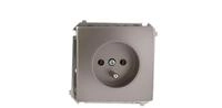 Simon Basic Einzelsteckdose Mit/ohne 16a Ip20 Edelstahl Bmgz1.01/21