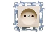 Simon 10 Einzelsteckdose B/u Creme 16a 250v Ip20 Cg1.01/41