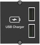 Bachmann - Keystone Modul Ladeger&auml;t Usb Doppelcharger 1xusb-a 2,4 A