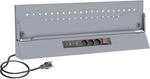 Vigor Lochwandplatte Mit Netzversorgung 861 Mm, (lxb) 861 X 301 Mm