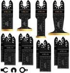Multitool S&auml;gebl&auml;tter 12tlg: Titanbeschichtet & Japan-zahnung F&uuml;r Holz/metall